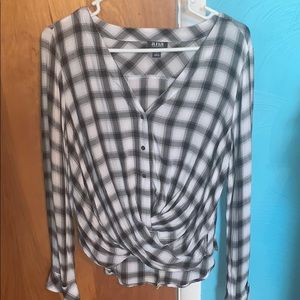 long  sleeve flannel shirt